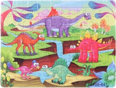 Sestavljanka dinozavri 104 koščkov