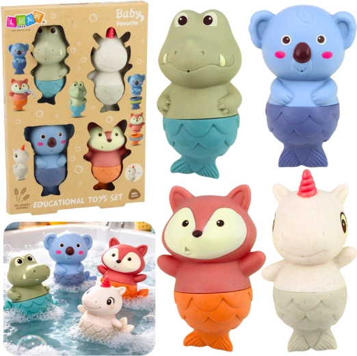 Set kopalnih igrač živali morske deklice, 4 kosi