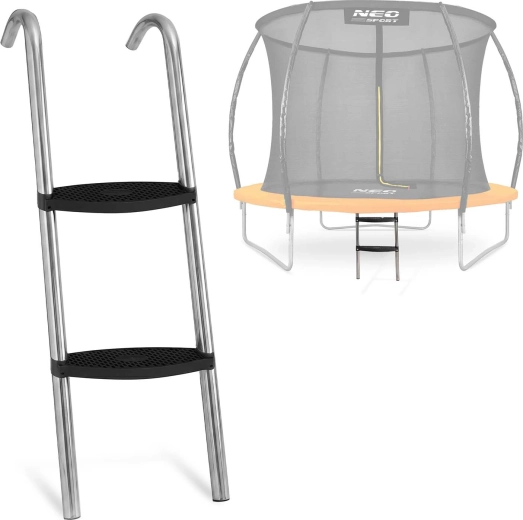 Neo-Sport lestev za trampolin 6–8 ft (183–252 cm), 2 stopnici