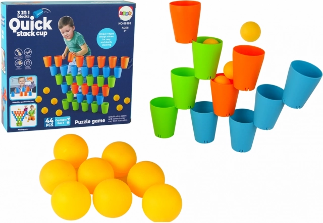 Zložljivi lončki 3 v 1, 44 kosov