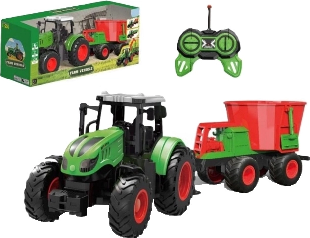 R/C tractor with trailer 1:24
