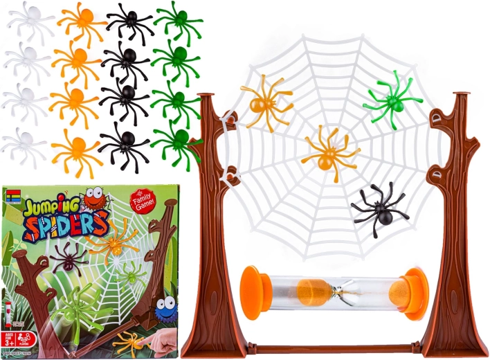 Jumping Spiders – dexterity game with a web