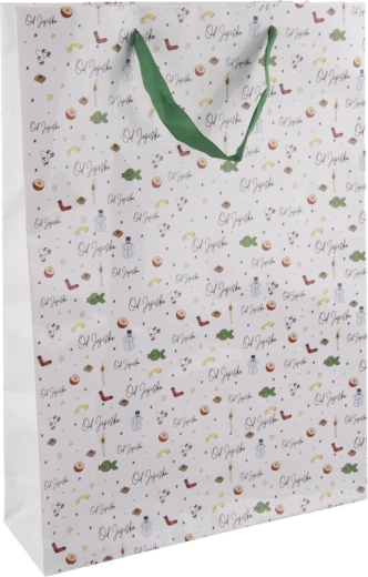 Papirnata darilna vrečka od Božička 32,5 × 10 × 45,5 cm