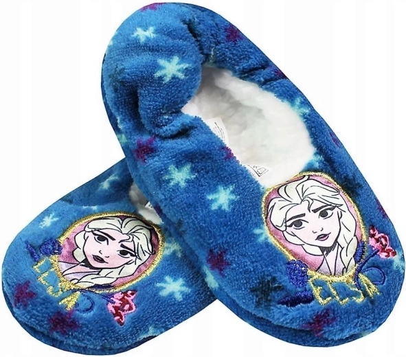 Copati Frozen Elsa – modri s protizdrsno zaščito