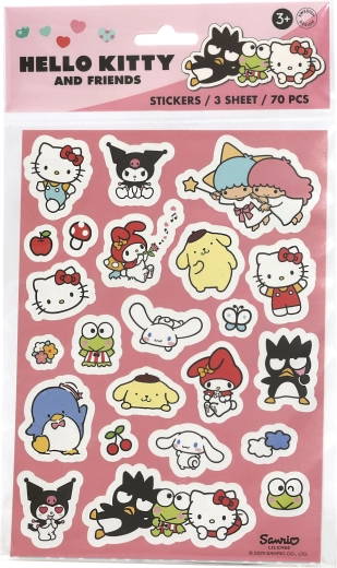 Komplet nalepk Hello Kitty – 70 kosov