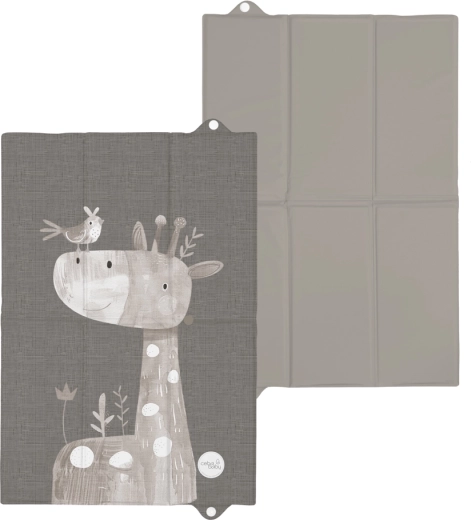 Ceba Baby potovalna previjalna podloga basic friendly giraffe 60 × 40 cm