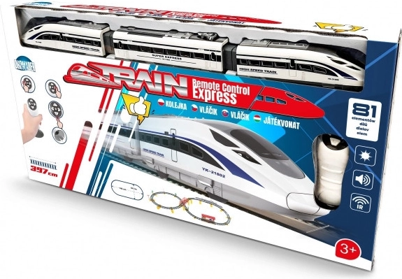 Remote-controlled railway track 397 cm
