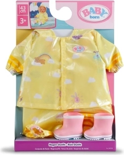 BABY born Deluxe dežni komplet za punčke 43 cm