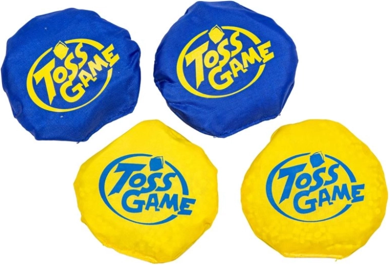 Soft throwing beanbags for safe tossing