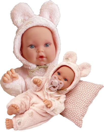 Antonio Juan Kika realistična dojenčica 27 cm z mehkým telesom in gibljivimi okončinami