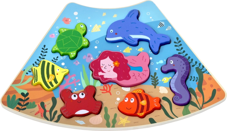 2Kids Toys lesena povezljiva sestavljanka Podvodni svet