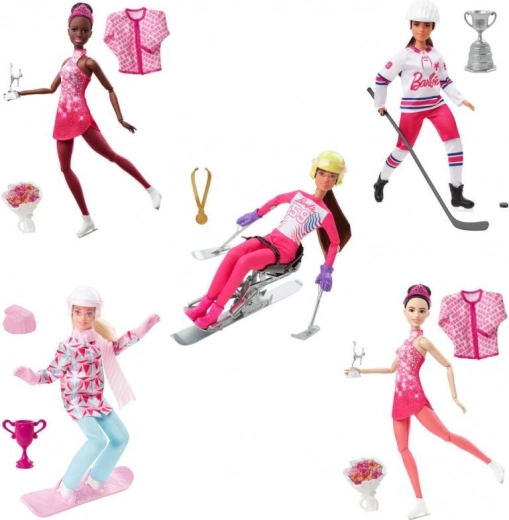 Barbie zimska športna punčka