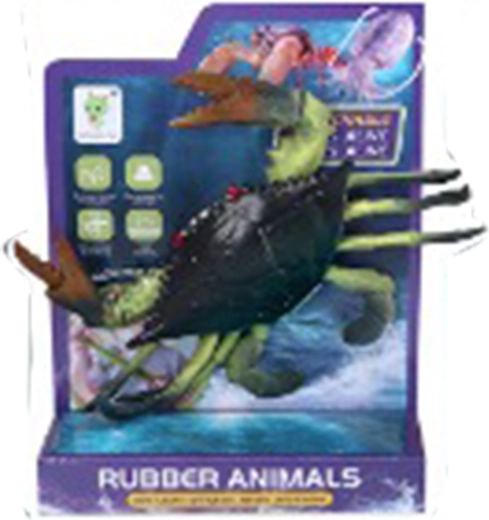 Gumijasti rak 13 cm – vesela igrača za kopalno kad in vrt