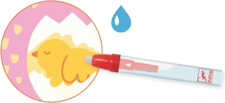 Čar barv na vodni dotik