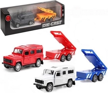Avto Jeep s službeno prikolico