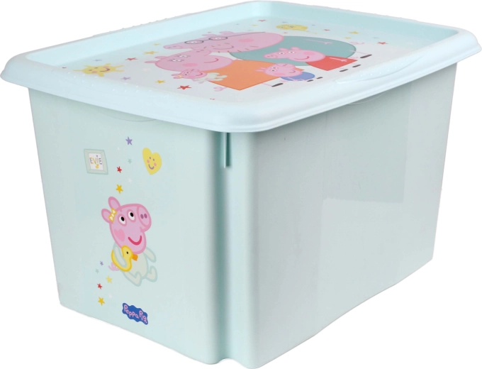Škatla za shranjevanje s pokrovom Peppa Pig 30 l