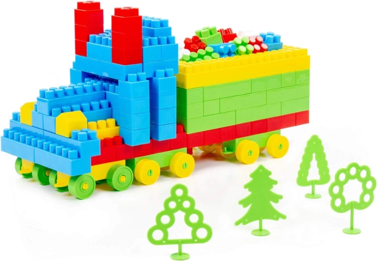 Zgradite tovornjak s prikolico na kolesih