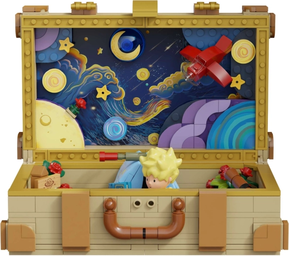 Odpiralni kovček z zvezdnim prizorom