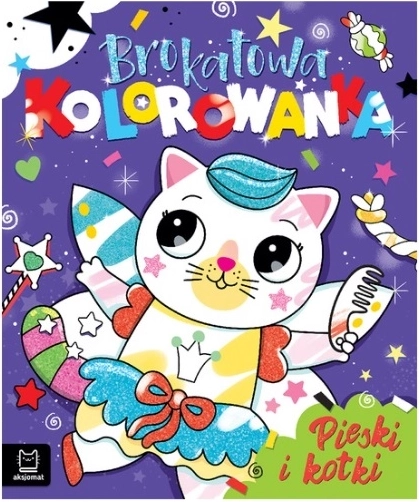 Bleščeča pobarvanka Kužki in muce