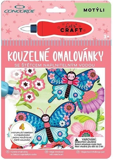 Čarobne pobarvanke Metulji CONCORDE