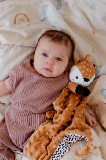 Nežna ropotuljica za senzorični razvoj