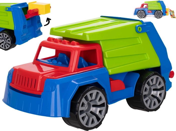 Plastični smetarski tovornjak 32 cm v mreži