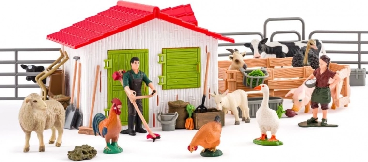 Faunica kmetija z živalmi – igralni set