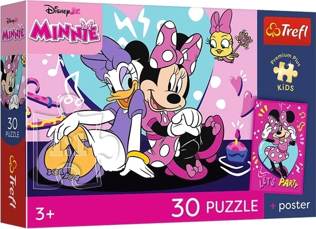 Puzzle Premium Plus Kids Vesela Minnie (30 koščkov)