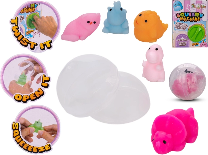 Raztegljive kawaii figurice – set 6 kosov
