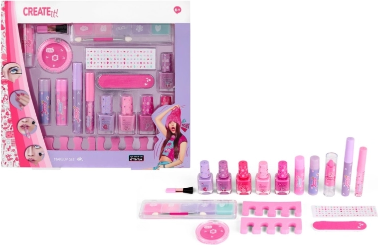 Create It! neon in bleščeč make-up set za otroke