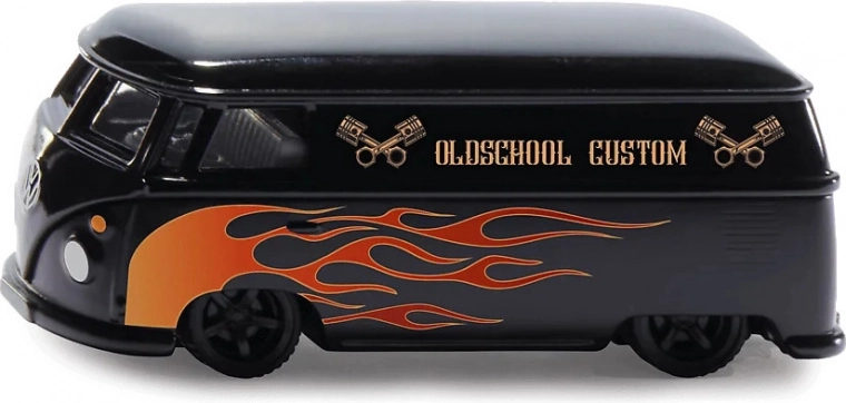Siku Super model VW T1 Transporter 1:50 s plameni
