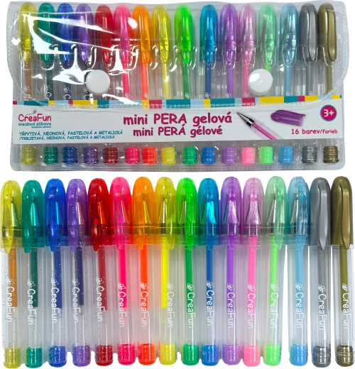 Gel mini peresa 16 barv CreaFun