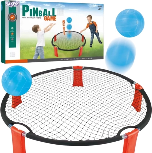 Woopie Smash Ball – družabna trampolinska igra z 2 žogicama in tlačilko