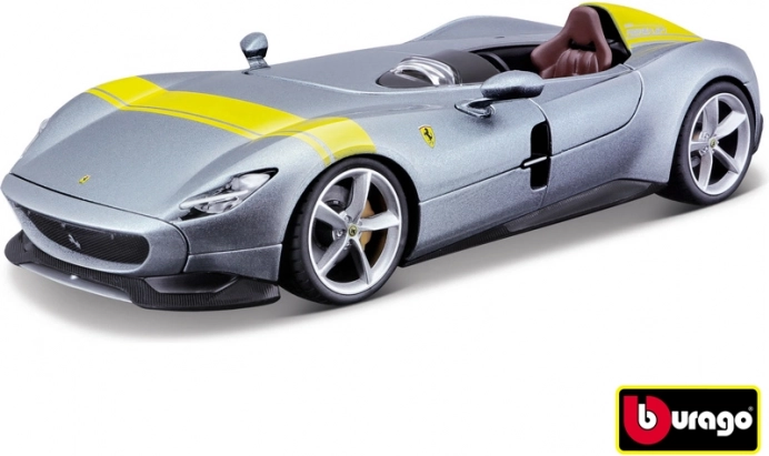 Ferrari Monza SP1 srebrna/modra kovinski model 1:24