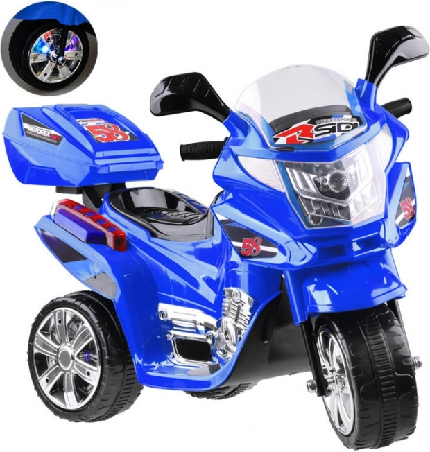 Otroški električni motor z LED lučmi – Modra