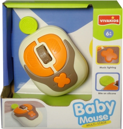 Interaktivna otroška miška z utripanjem in zvoki