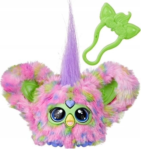 Mini Furby za v dlan s sponko za na pot