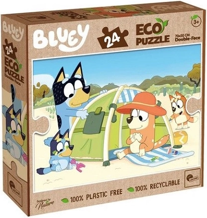 Lisciani Eko dvostranske puzzle Bluey 24 kosov