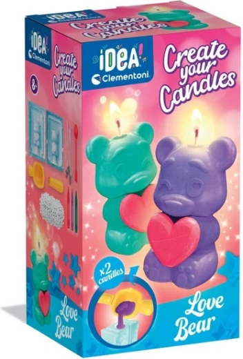 Mini tovarna sveč Medvedki – ustvarjalni komplet za otroke