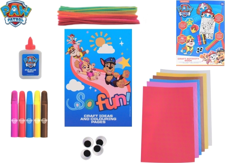 PAW PATROL komplet mini iger in ustvarjanja v knjižici za otroke