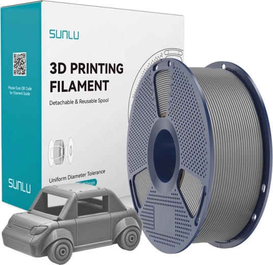 Sunlu PETG filament siv