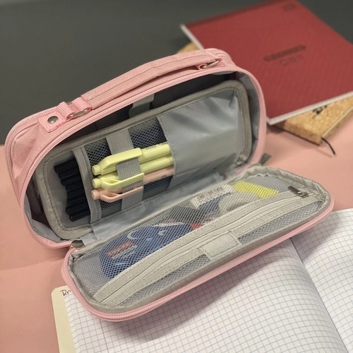 Mesh pockets and loops for better organization
