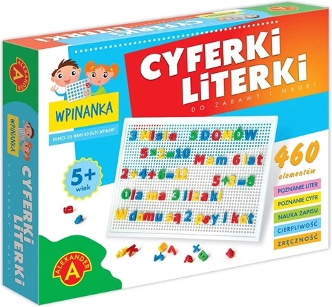 Pegboard Letter and Number Set