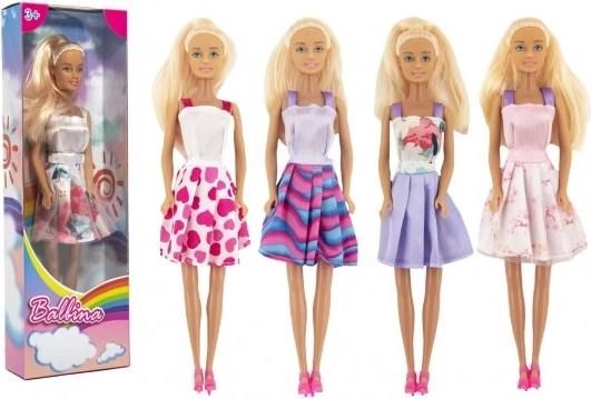 Plastična modna punčka 30 cm v škatli (5 stilov)