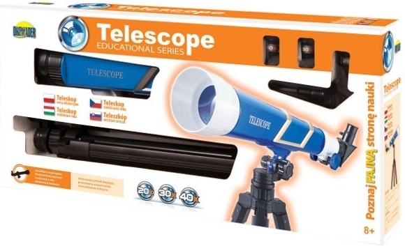 Teleskop s tremi objektivi