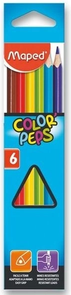 Barvice trikotne MAPED Color'Peps 6 kom