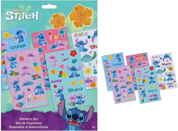 Komplet nalepk Lilo in Stitch (100 kos) - 1 kos