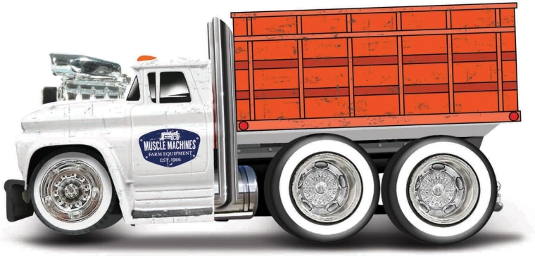 Maisto Work Rigs Chevrolet C60 tovornjak za žito 1966 1:64