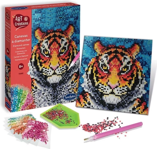 Sentosphere diamantno platno tiger