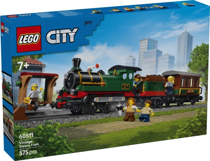LEGO City retro parni vlak